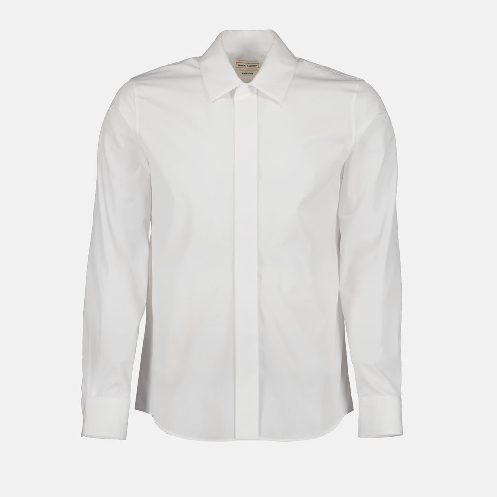 Camisas Chemise classique Alexander McQueen Blanco Homme