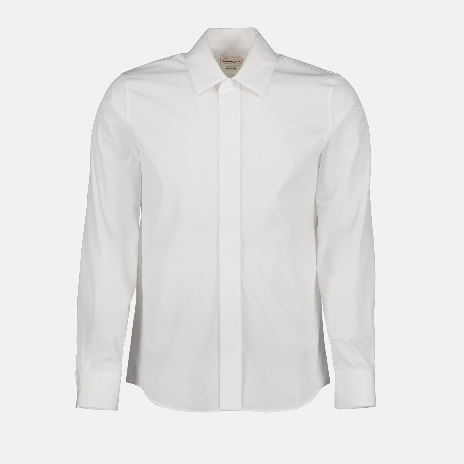 Camisas Chemise classique Alexander McQueen Blanco Homme