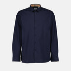 Chemise classique bleu marine