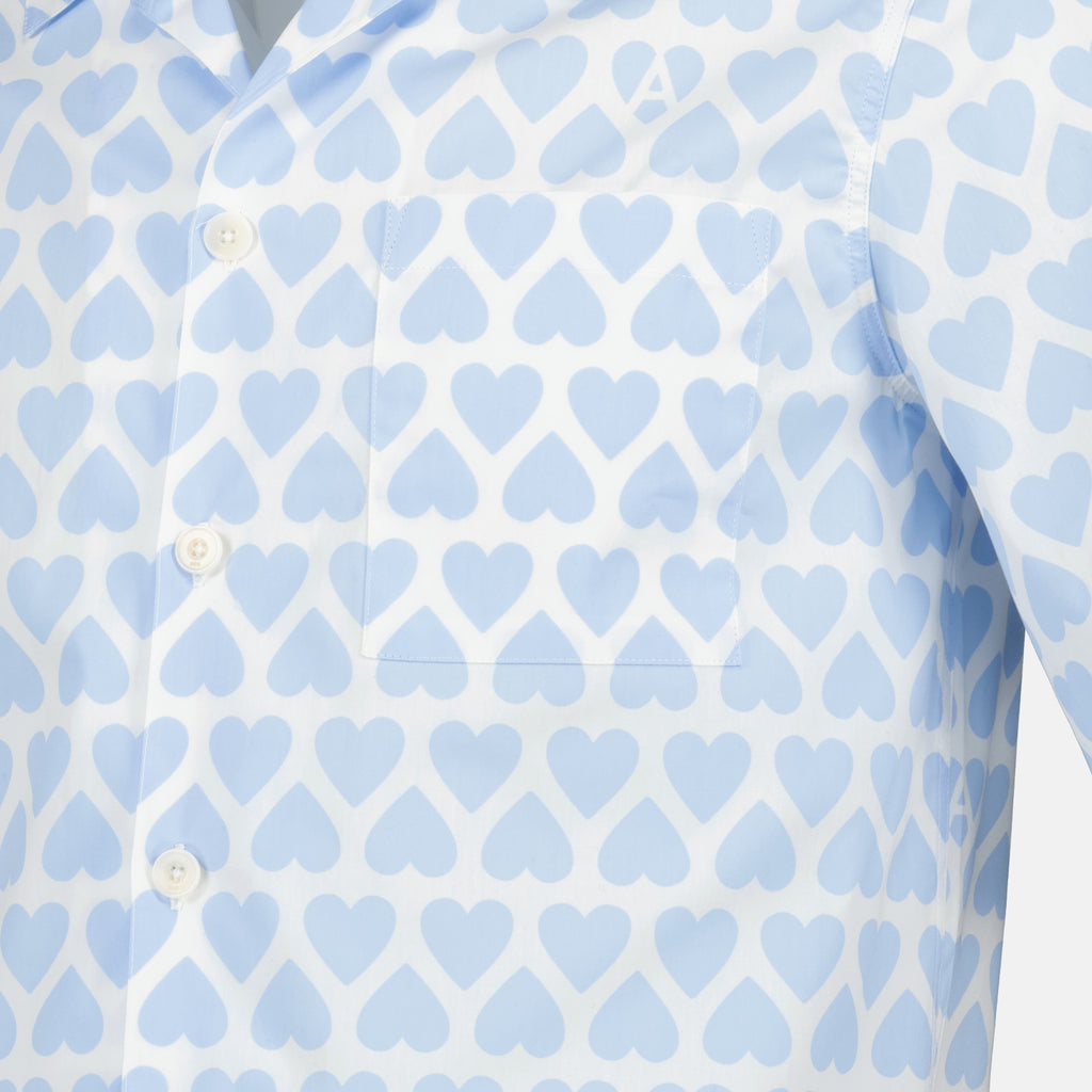 Camisas Chemise col requin Ami PARIS Azul Homme