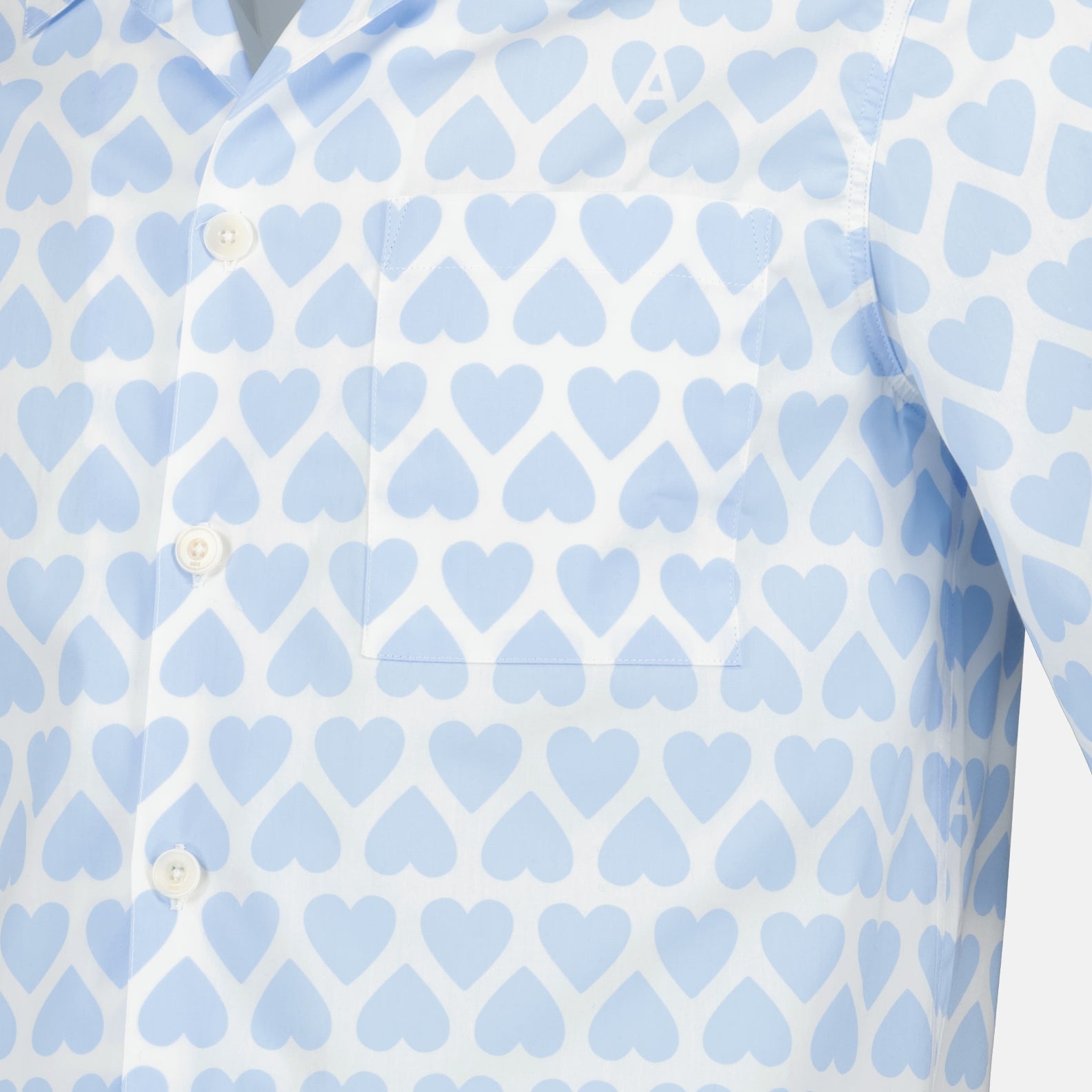 Camisas Chemise col requin Ami PARIS Azul Homme