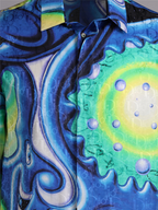 T-shirts Chemise Dior and Kenny Scharf Dior Bleu Homme