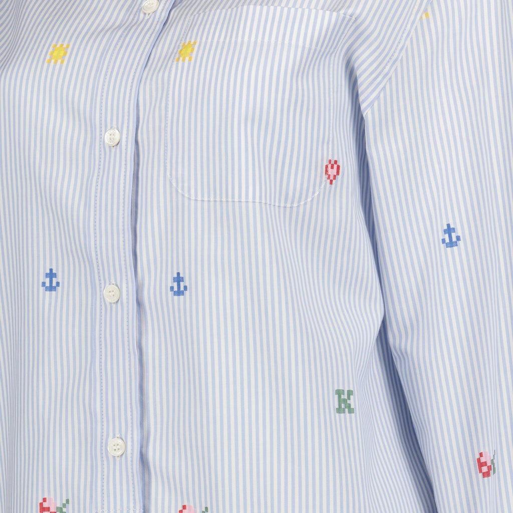 Camisas Chemise Kenzo Pixel Kenzo Azul Femme