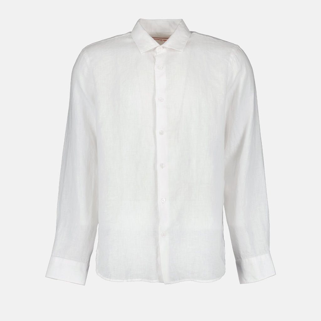 Chemise en lin blanc