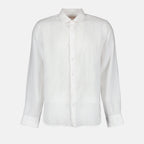 Chemise en lin blanc