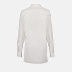 Camisas Chemise en popeline Miu Miu Branco Femme