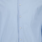 Camisas Camisa de popelina Prada Azul Homme