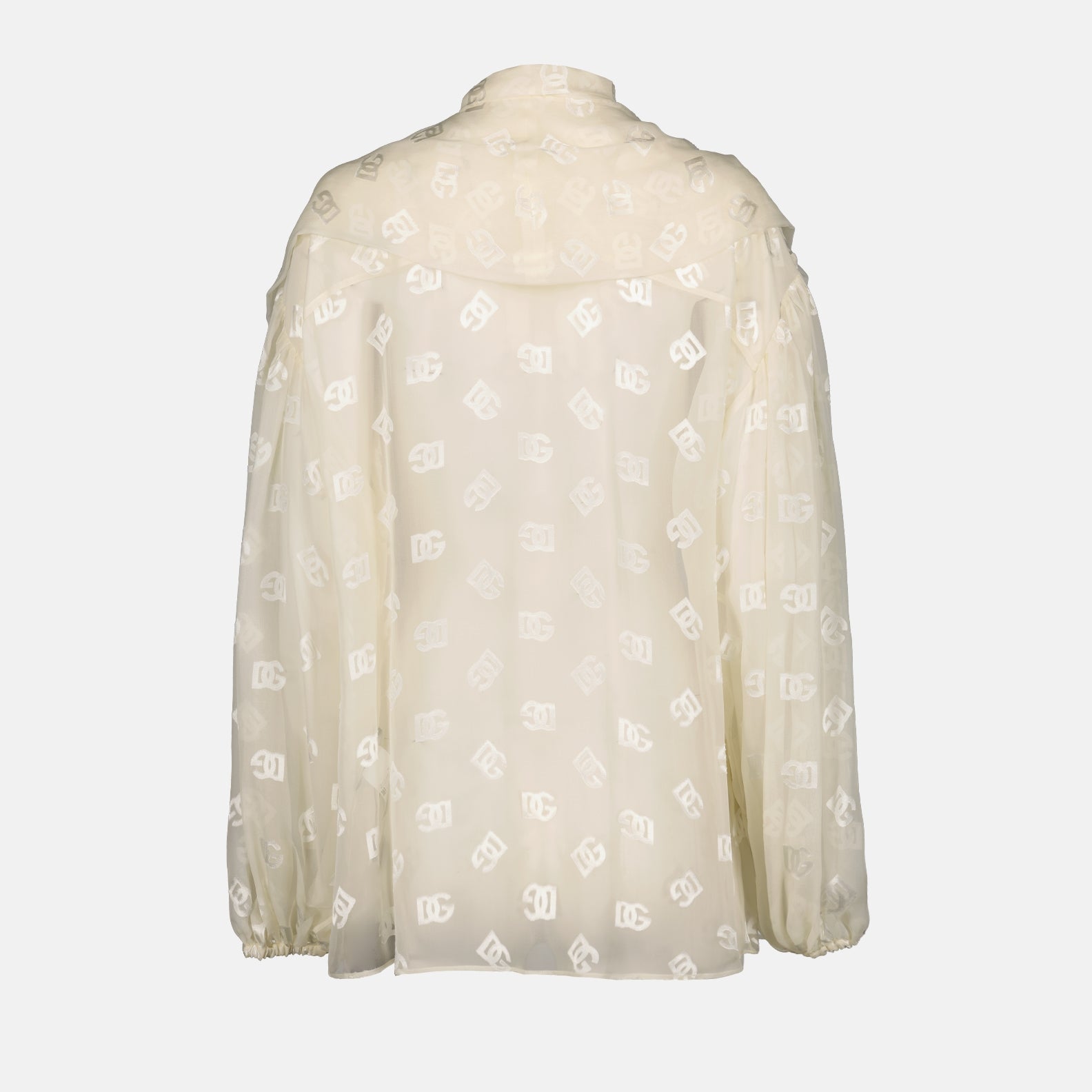 Camisas Chemise en satin dévoré Dolce & Gabbana Bege Femme