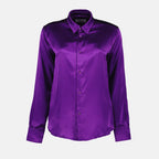 Camisas Chemise en satin Ami PARIS Roxo Femme