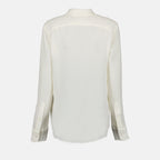 Chemise en soie blanc