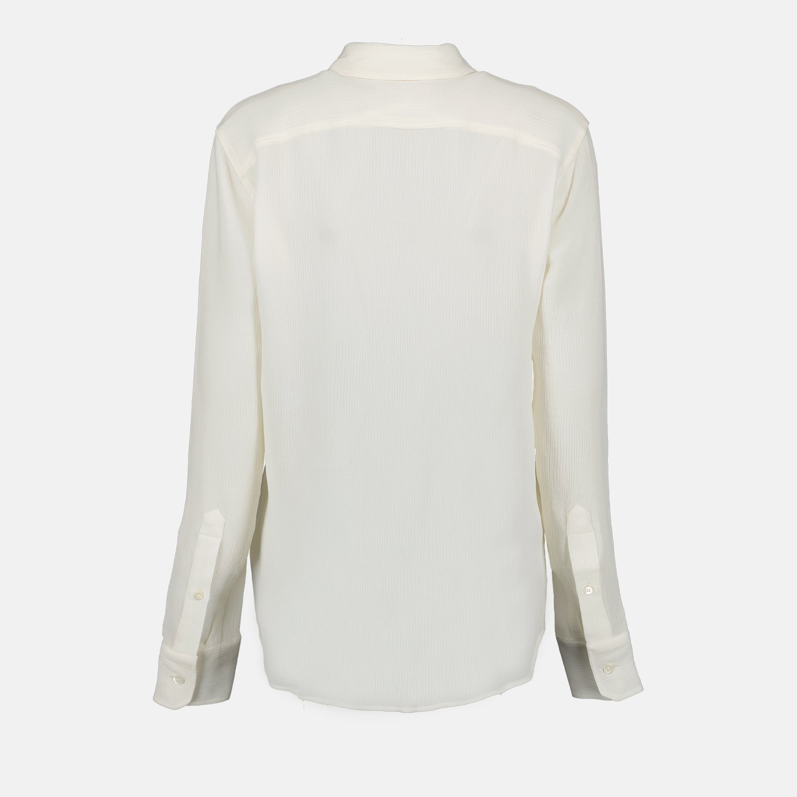 Chemise en soie blanc