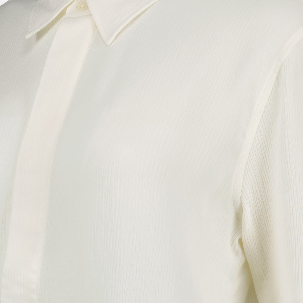 Chemise en soie blanc