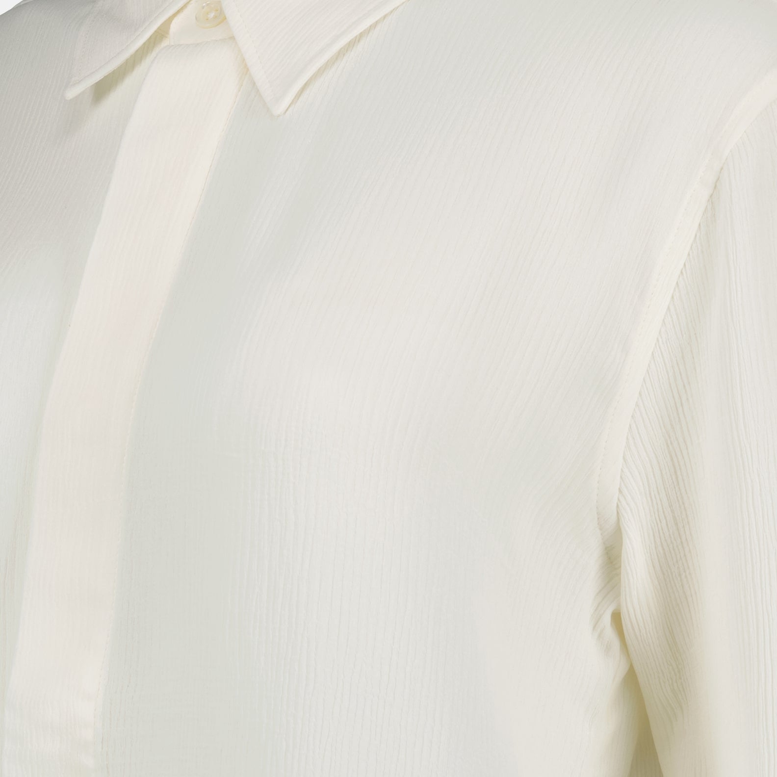 Chemise en soie blanc