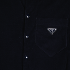 Camisas Chemise en velours Prada Azul escuro Homme