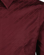 Camisas Chemise Fendi O'Lock Fendi pour Homme Bordeaux Fendi Bordéus Homme