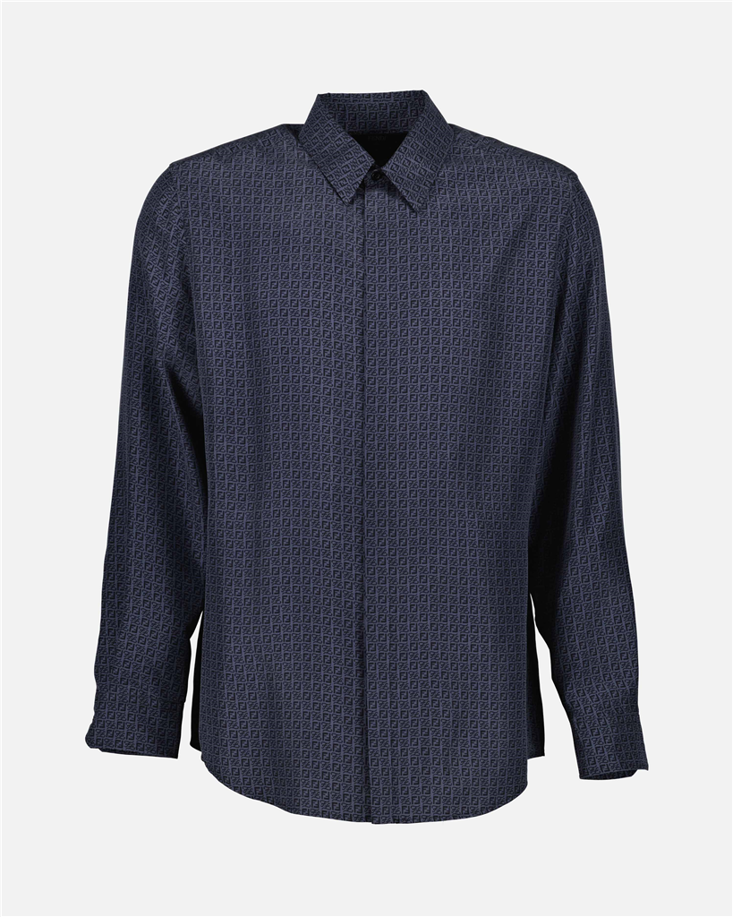 Camisetas Chemise FF Karligraphy Fendi Azul Homme