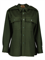 Jaquetas Chemise Four Stitches Maison Margiela Verde Homme