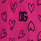 Camisas Chemise imprimé DG Cœurs Dolce & Gabbana Rosa Homme