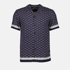 Chemises Chemise Hibbert Bandana Orlebar Brown Bleu Homme