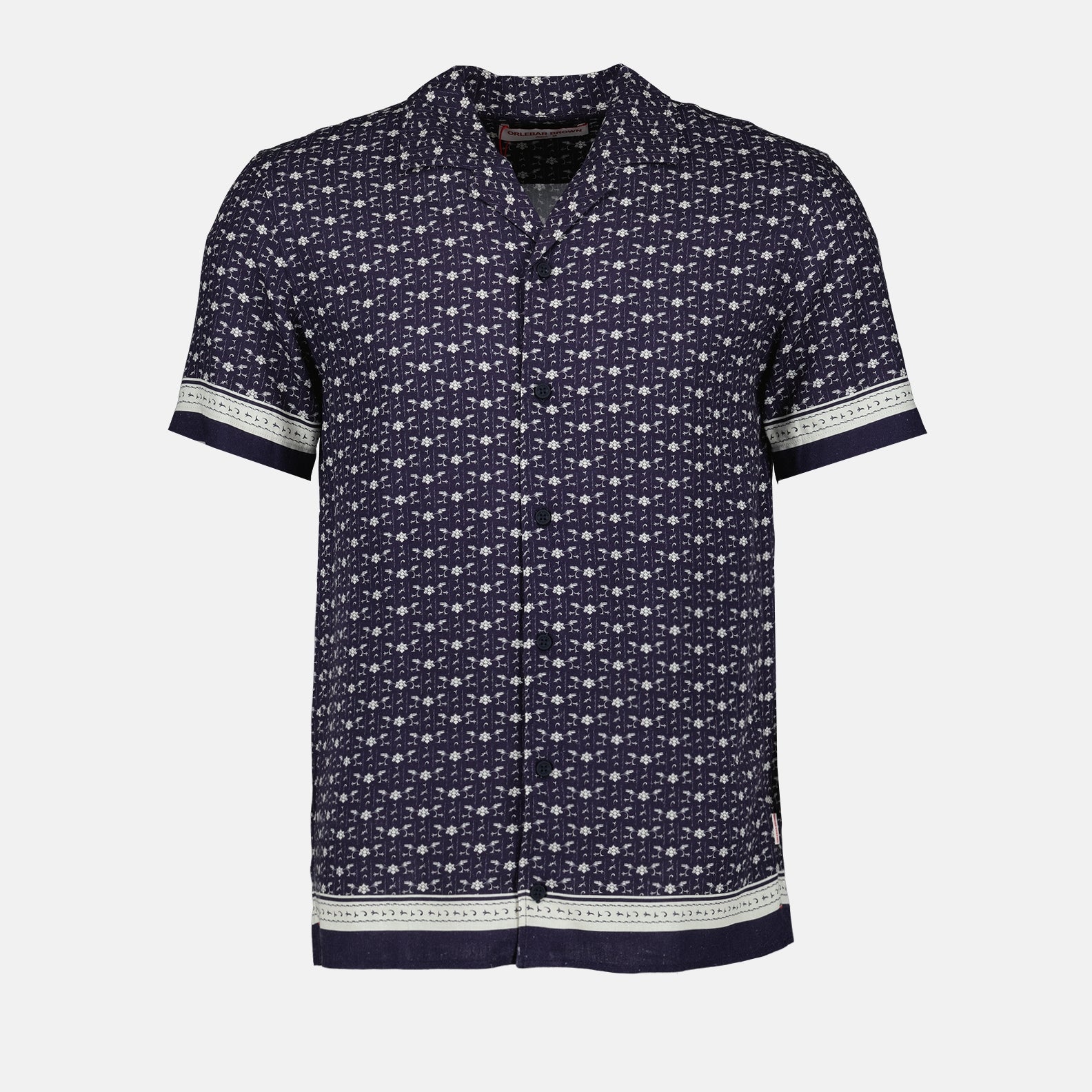 Camisas Chemise Hibbert Bandana Orlebar Brown Azul Homme