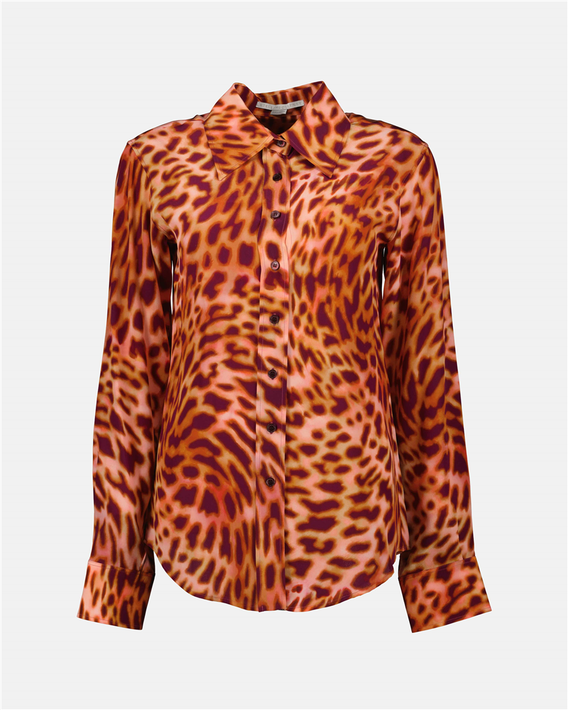 Chemises Chemise imprimé léopard Stella McCartney Orange Femme