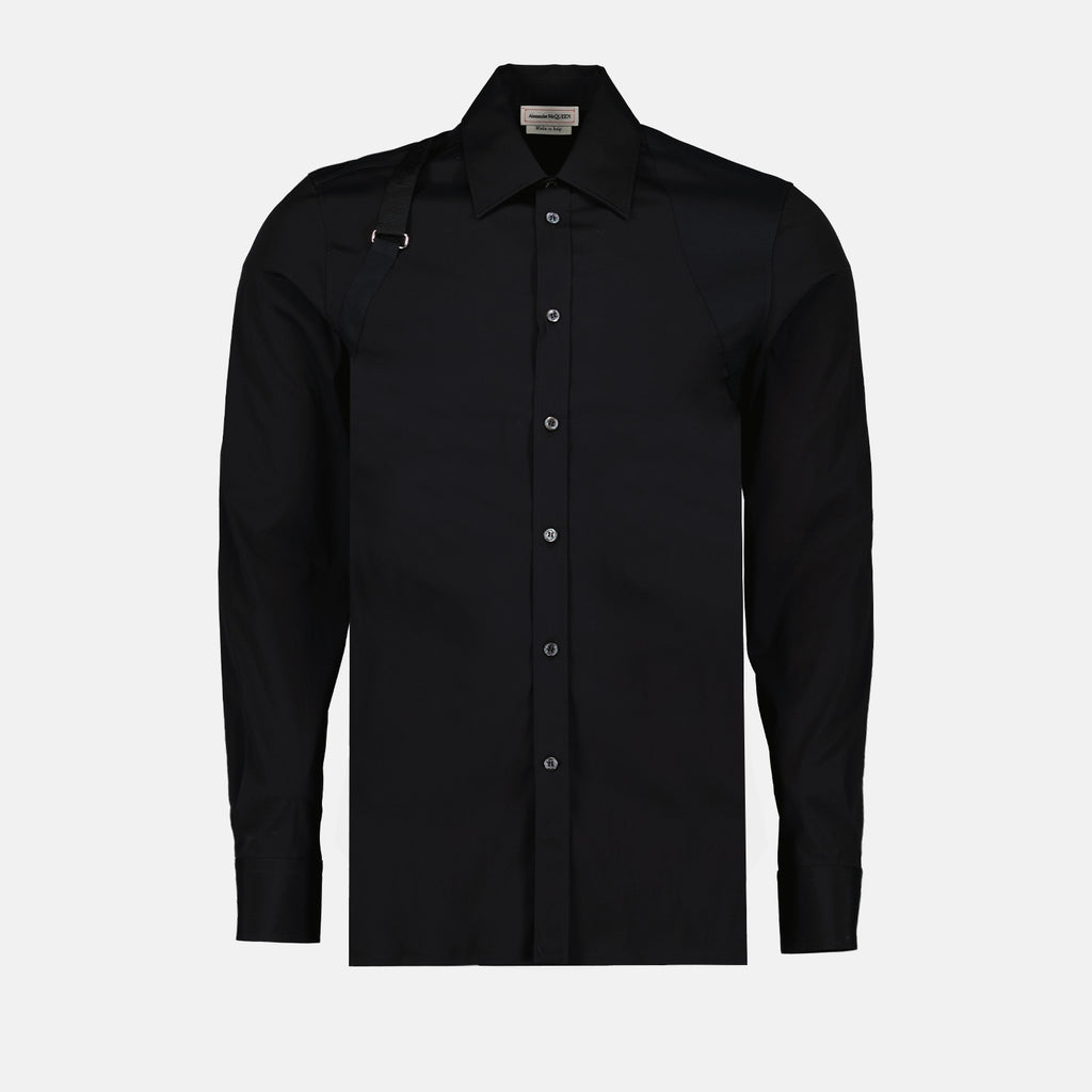 Camisas Chemise à bretelle Alexander McQueen Negro Homme