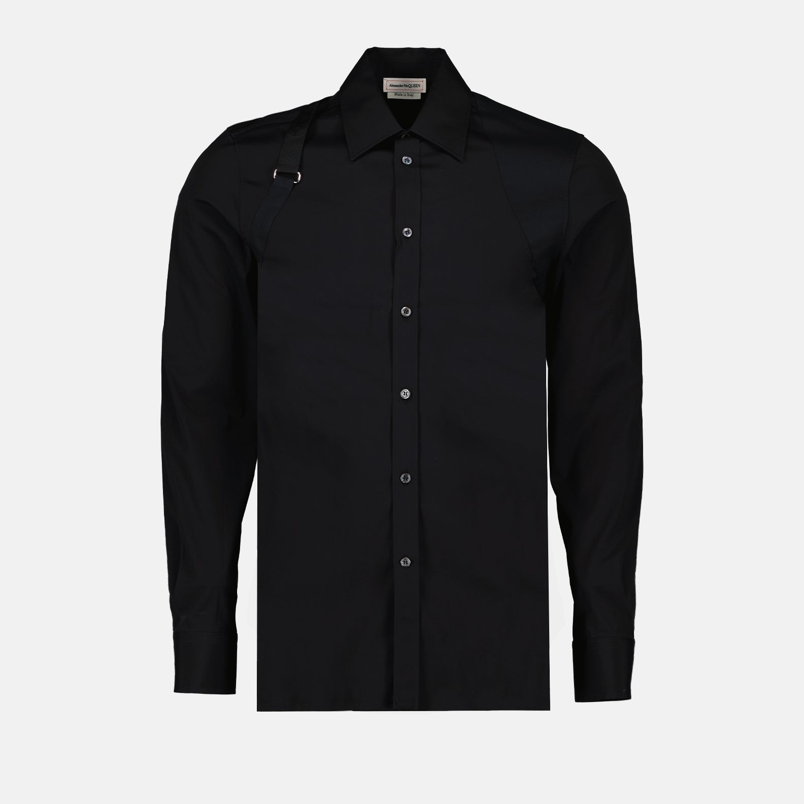 Camisas Chemise à bretelle Alexander McQueen Negro Homme
