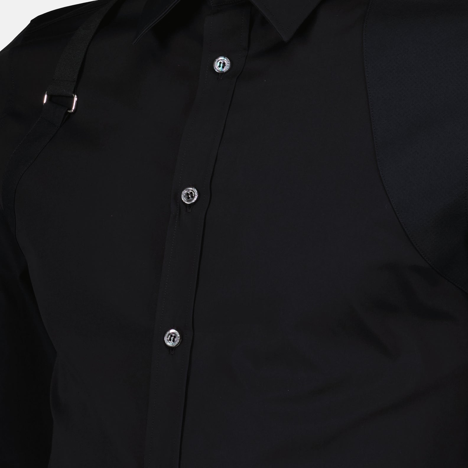 Camisas Chemise à bretelle Alexander McQueen Negro Homme