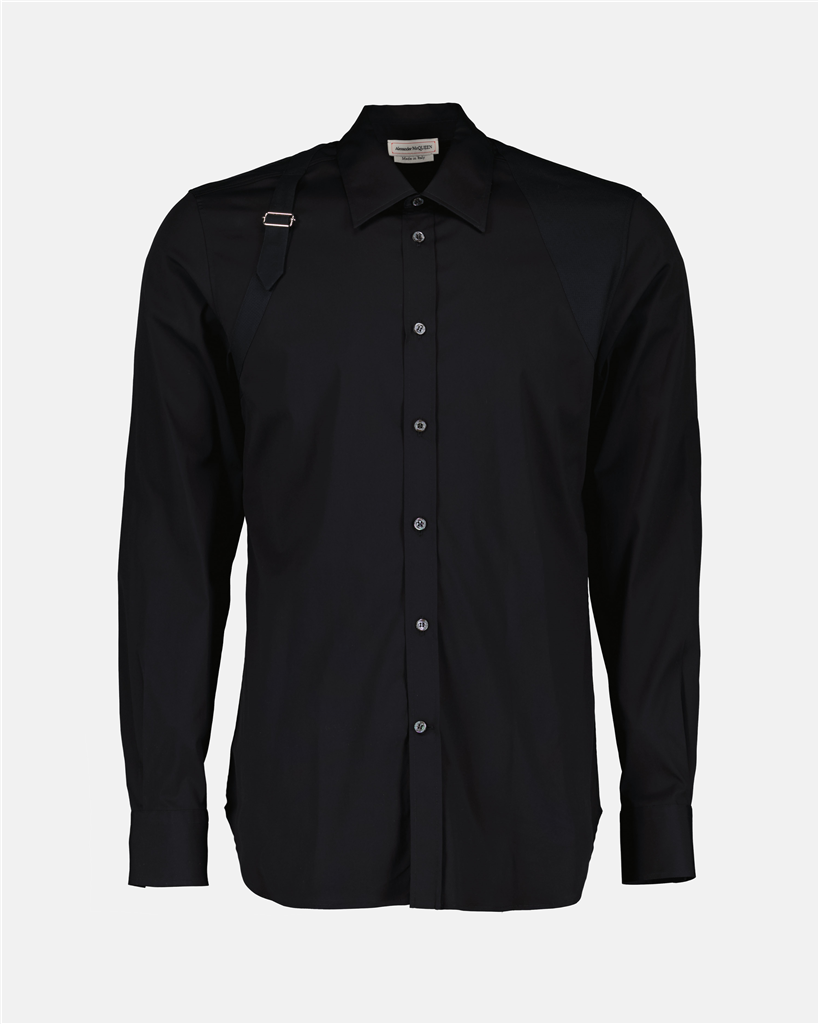 Camisas Chemise à bretelle Alexander McQueen Preto Homme