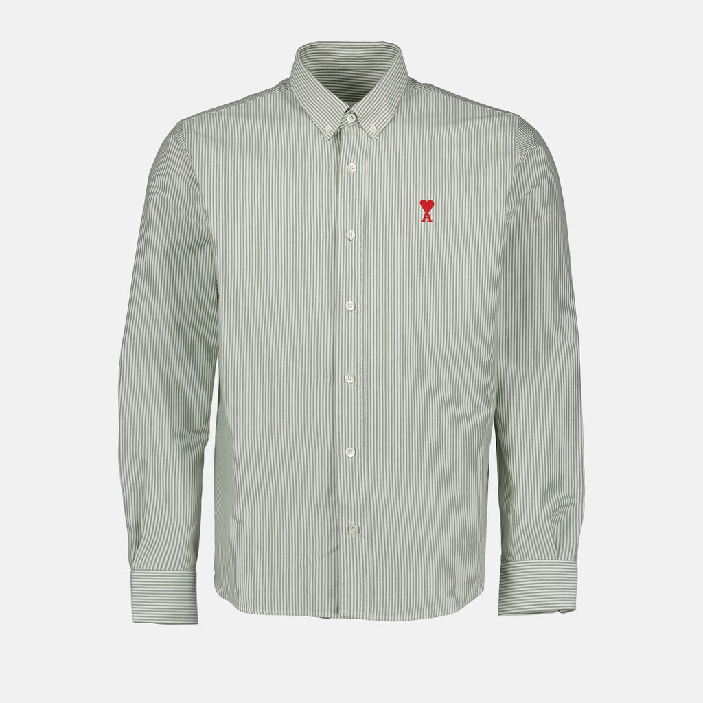 Chemise rayé vert Ami de Coeur
