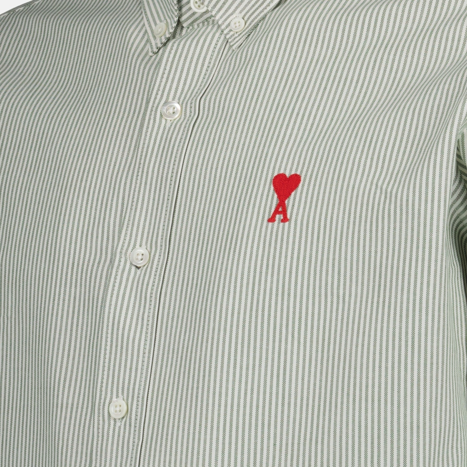 Chemise rayé vert Ami de Coeur