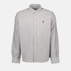 Camicie Chemise rayée Ami PARIS Grigio Homme