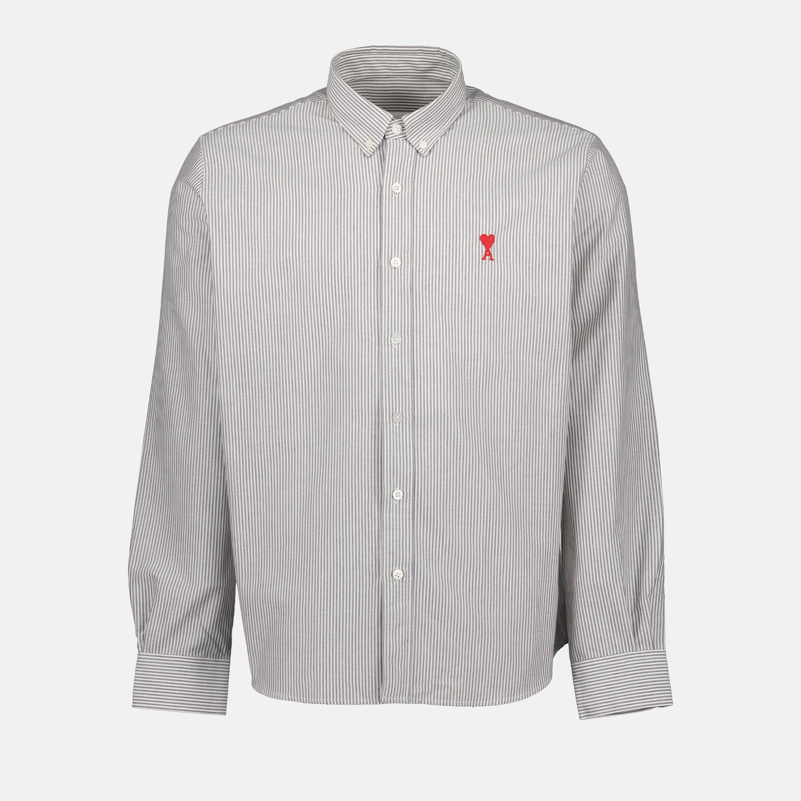 Hemden Chemise rayée Ami PARIS Grau Homme