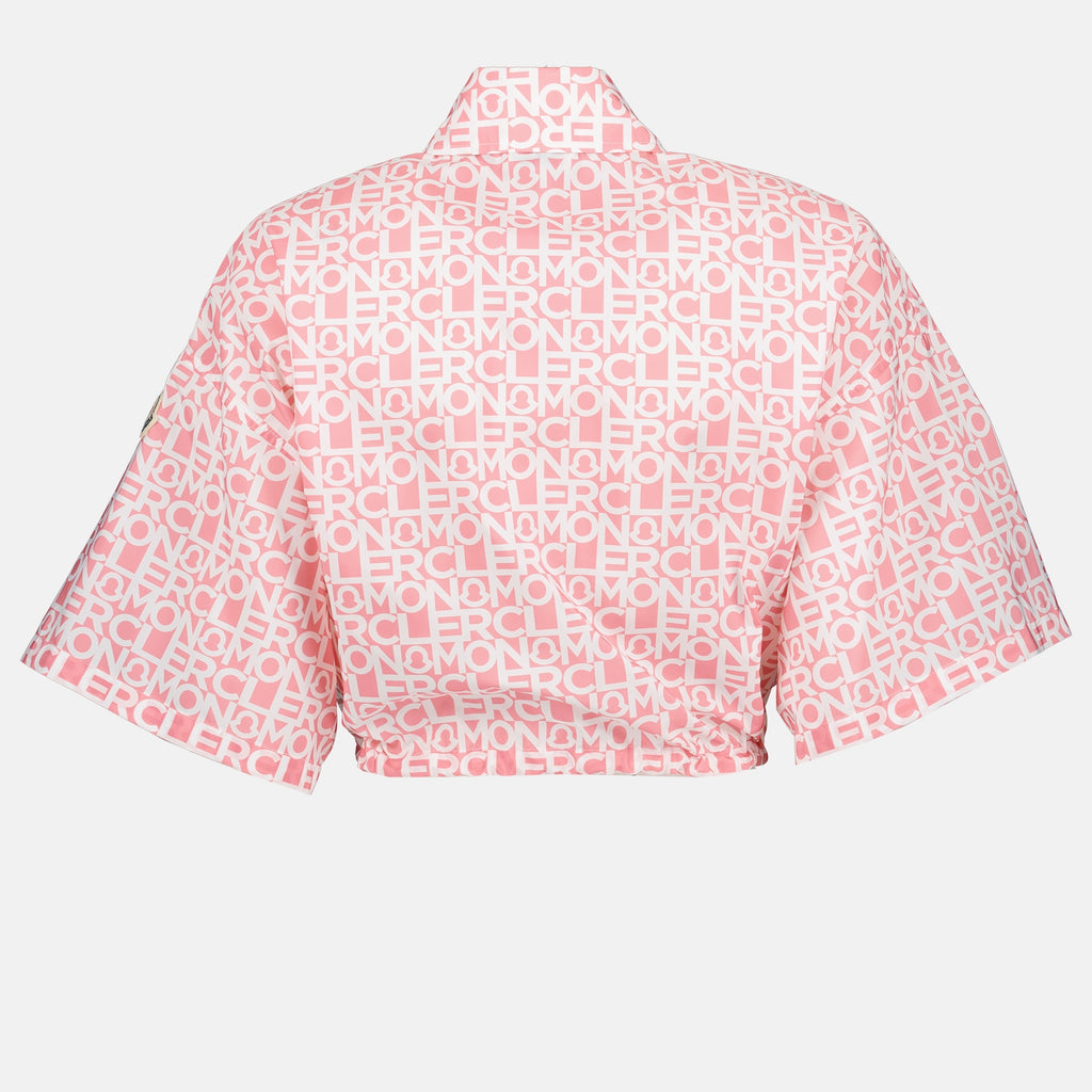 Camisas Chemise à logo Moncler Rosa Femme