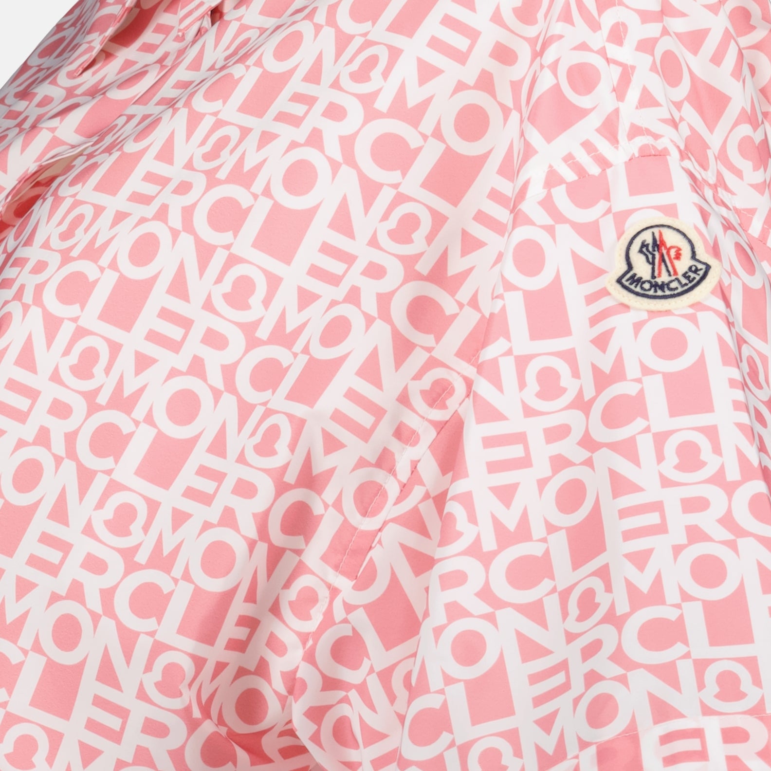 Camisas Chemise à logo Moncler Rosa Femme