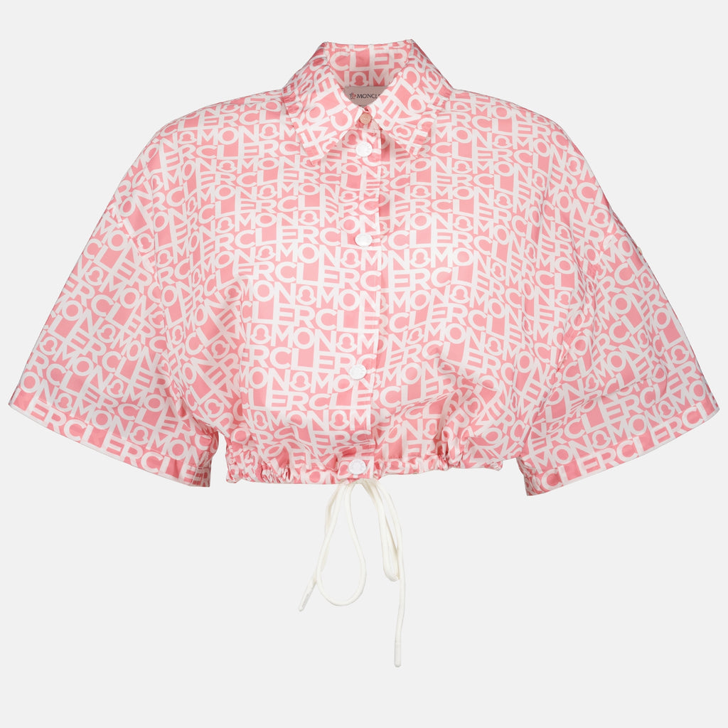 Camisas Chemise à logo Moncler Rosa Femme