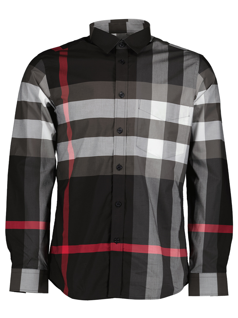 Hemden Chemise Somerton Burberry Grau Homme