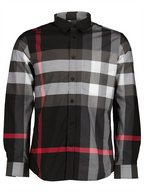 Hemden Chemise Somerton Burberry Grau Homme