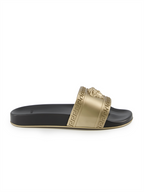 Elegante schuhe Claquette Medusa Versace Gold Homme