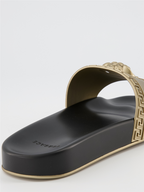 Elegante schuhe Claquette Medusa Versace Gold Homme