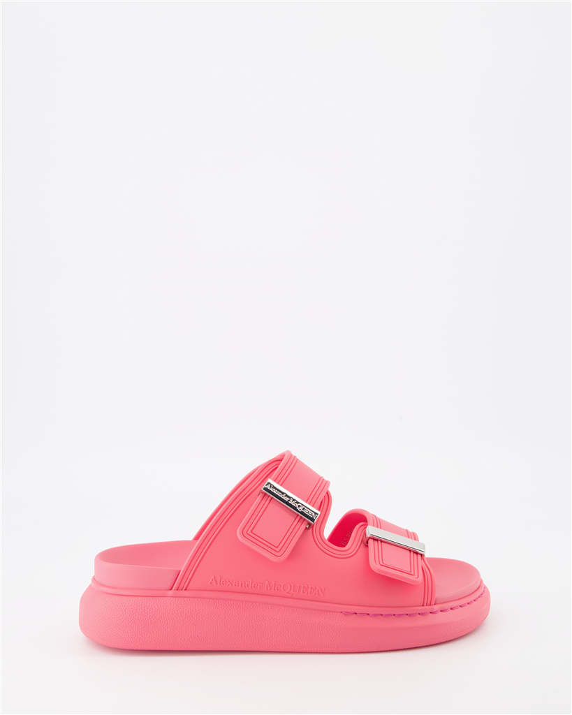 Sneaker Claquettes à double lanières Alexander McQueen Rosa Femme