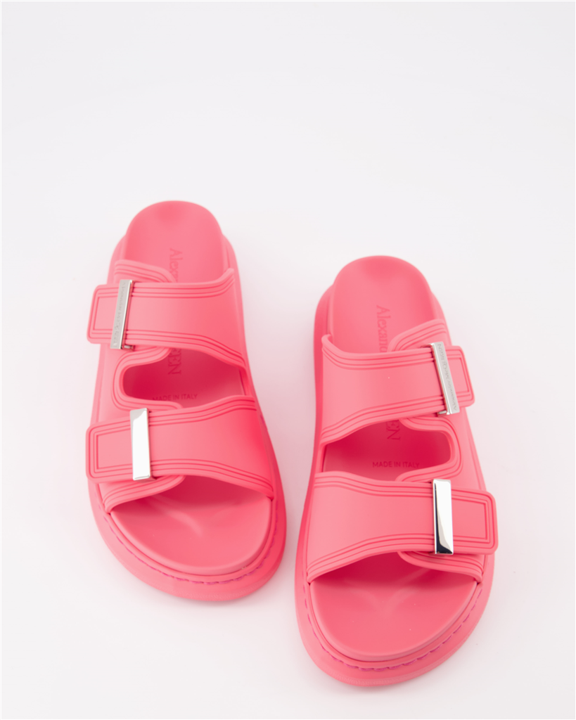 Sneaker Claquettes à double lanières Alexander McQueen Rosa Femme