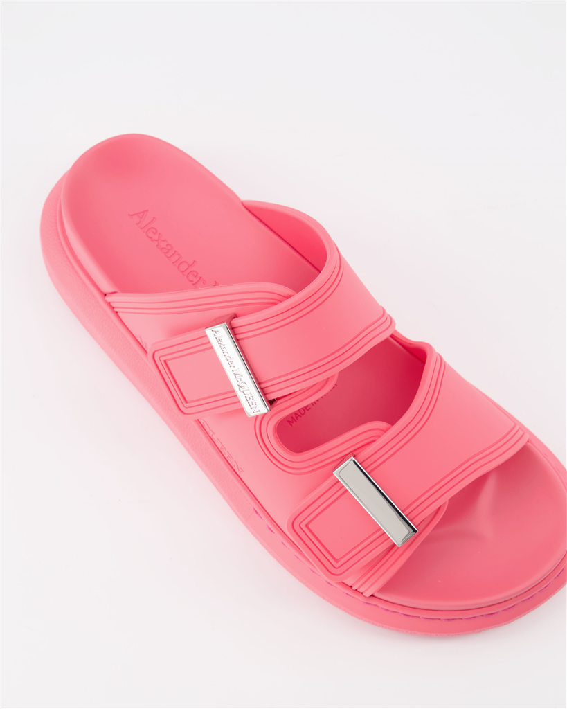 Sneaker Claquettes à double lanières Alexander McQueen Rosa Femme