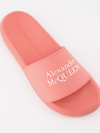 Sneaker Claquettes à logo Rose Alexander McQueen Rosa Femme