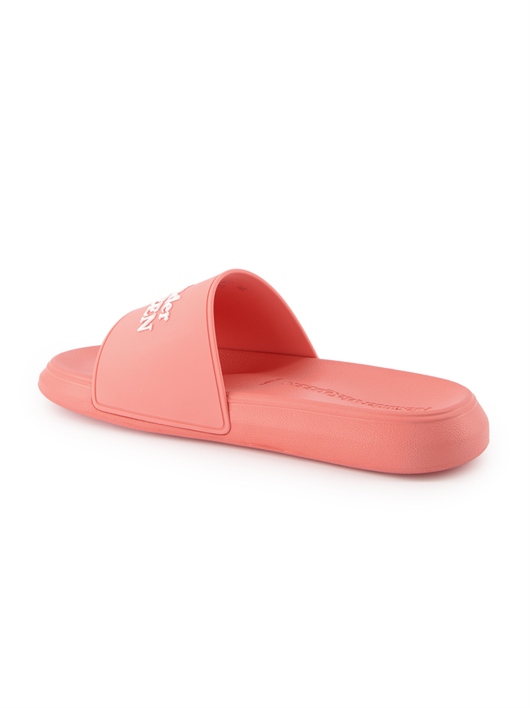 Sneaker Claquettes à logo Rose Alexander McQueen Rosa Femme