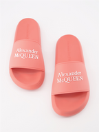 Sneaker Claquettes à logo Rose Alexander McQueen Rosa Femme