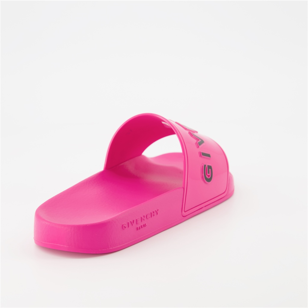 Offene schuhe Claquettes à logo Givenchy Rosa Femme