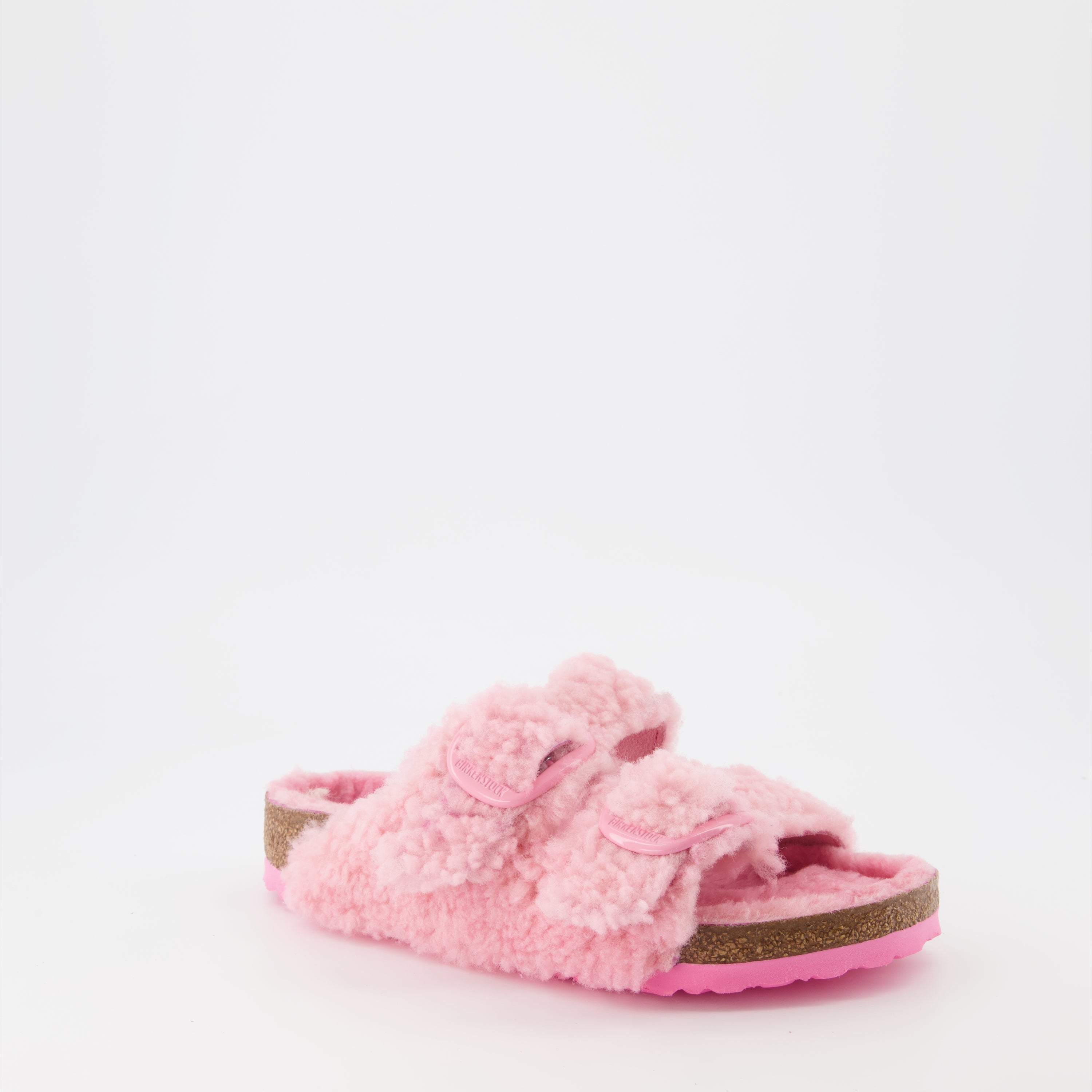 Offene schuhe Claquettes Arizona Birkenstock Rosa Femme