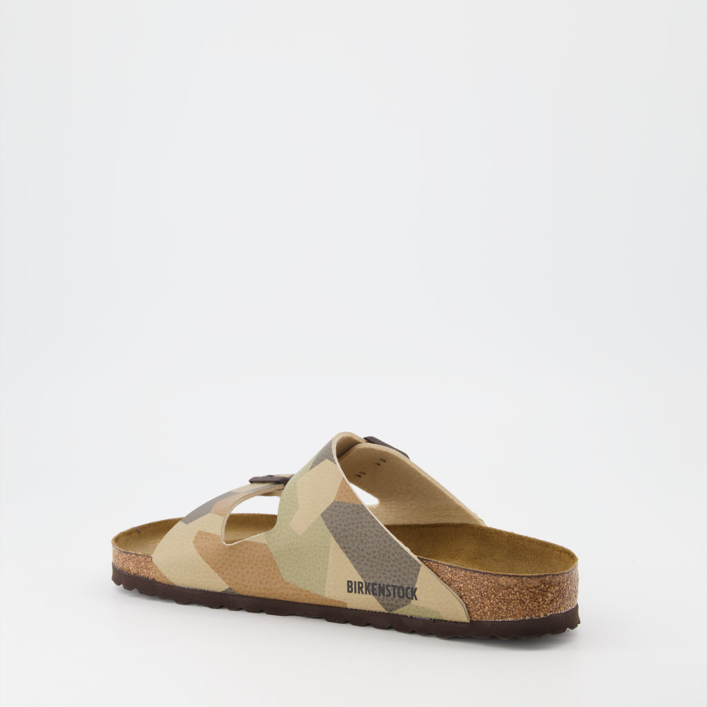 Sapatos abertos Claquettes Arizona Birkenstock Marrom Homme