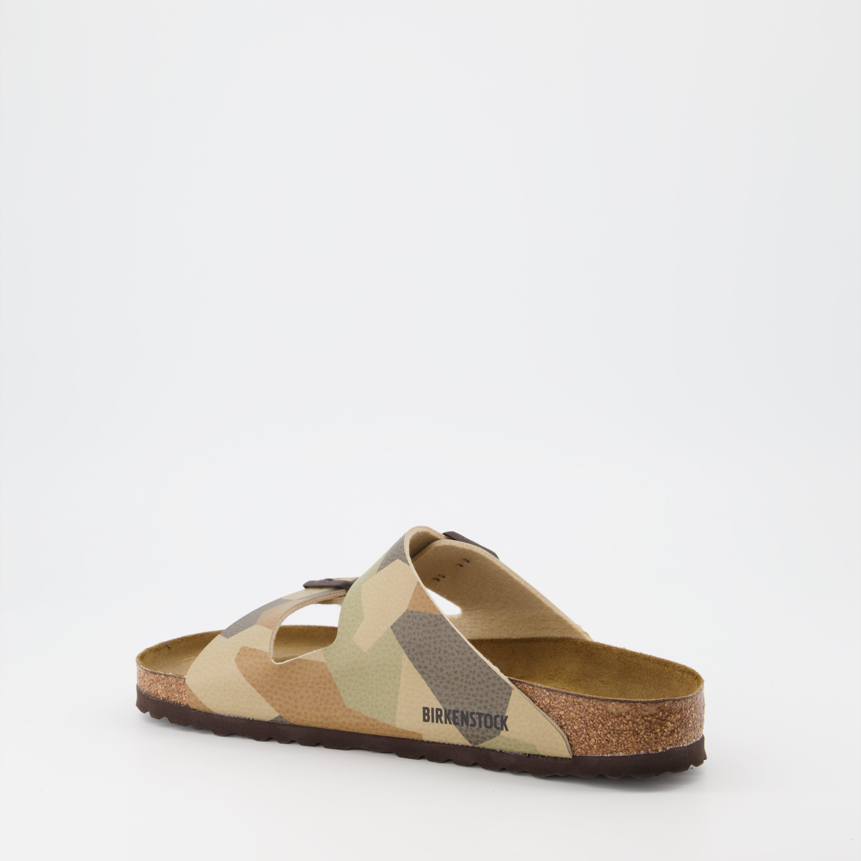 Offene schuhe Claquettes Arizona Birkenstock Braun Homme